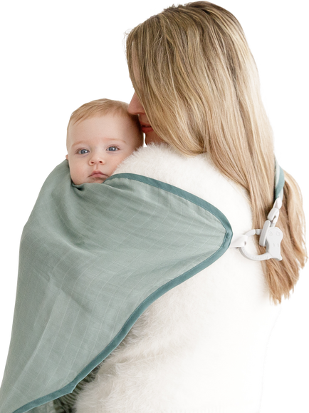 Cheeky Chompers 6-in-1 MultiMuslin Breastfeeding Cover, Khaki, Khaki