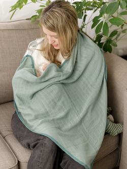 Cheeky Chompers 6-in-1 MultiMuslin Breastfeeding Cover, Khaki - view 2, Khaki