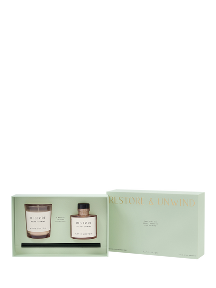 Katie Loxton Restore Mini Home Fragrance Gift Set, Pink Multi