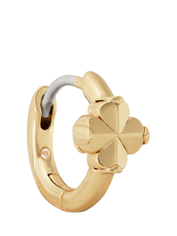 kate spade new york Flower Huggie Hoop Earrings - view 2, Gold