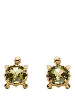 kate spade new york Cubic Zirconia Turtle Stud Earrings, Green, Green