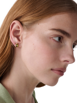 kate spade new york Cubic Zirconia Turtle Stud Earrings, Green - view 2, Green