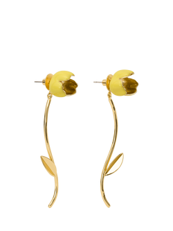 kate spade new york Floral Drop Earrings, Yellow, Yellow