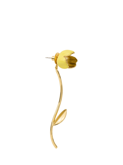 kate spade new york Floral Drop Earrings, Yellow - view 2, Yellow