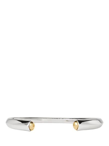 kate spade new york Sculpted Open Cuff, Silver/Gold, Silver/Gold