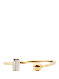 kate spade new york Open Bangle, Gold/Silver, Gold/Silver