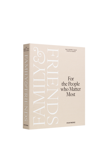 PRINTWORKS Family & Friends Photo Album, Natural, Natural