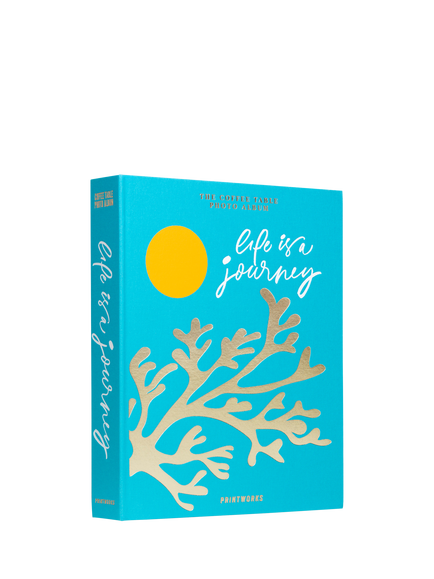 PRINTWORKS Life is a Journey Coffee Table Photo Album, Blue, Blue