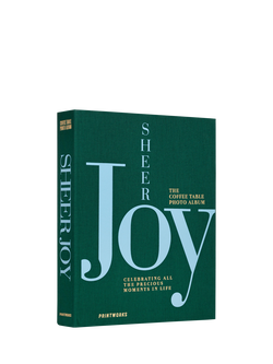 PRINTWORKS Sheer Joy Coffee Table Photo Album, Green, Green