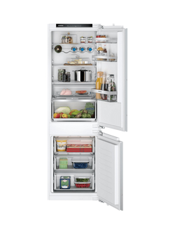 Siemens OUTLET iQ300 KI86NVFE0G Integrated 60/40 Fridge Freezer, Like New, White, White