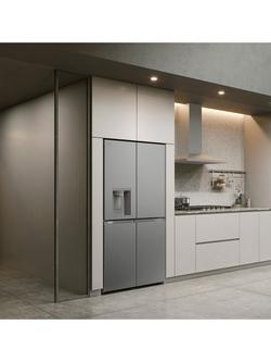 LG OUTLET GML960PYFE Freestanding 60/40 Plumbed American Fridge Freezer, Like New, Prime Silver - view 2, Prime Silver