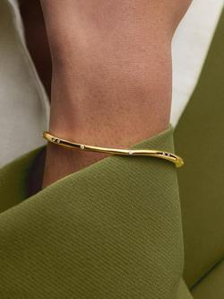 PDPAOLA Cubic Zirconia Bangle - view 2, Gold