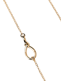 PDPAOLA Stacker Clasp Chain Necklace, Gold - view 2, Gold