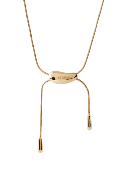 PDPAOLA Rodeo Slider Choker Necklace, Gold, Gold