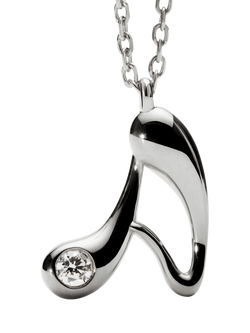PDPAOLA Initial Pendant Necklace, Rhodium - view 2, Rhodium/A