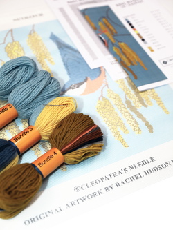 Cleopatra's Needle Nuthatch Tapestry Kit - view 2, Multi