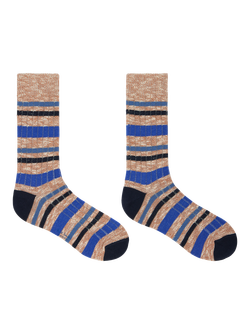 Paul Smith Stripe Cotton Blend Socks, Pack of 2, Multi - view 2, Multi