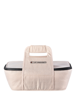 Le Creuset Rectangular Dish Tote Bag, Ecru, Natural
