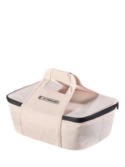 Le Creuset Rectangular Dish Tote Bag, Ecru - view 2, Natural