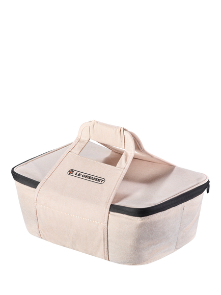 Le Creuset Rectangular Dish Tote Bag, Ecru - view 2, Natural