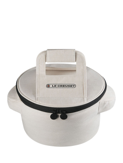 Le Creuset Round Casserole Tote Bag, Ecru, Natural
