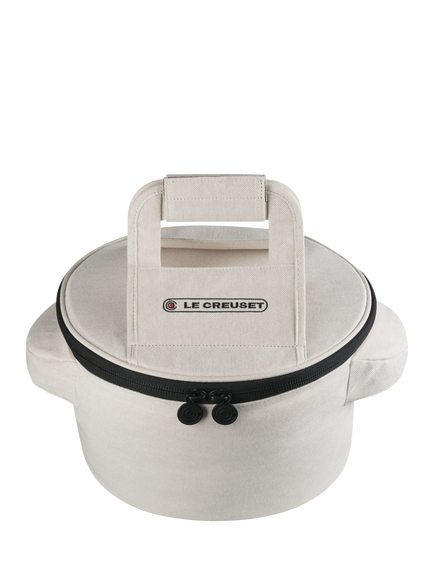 Le Creuset Round Casserole Tote Bag, Ecru, Natural