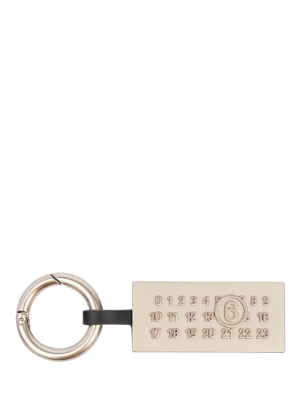 MM6 Maison Margiela Numeric Keyring, Black, Black