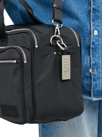 MM6 Maison Margiela Numeric Keyring, Black - view 2, Black