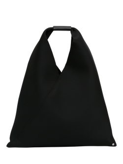 MM6 Maison Margiela Classic Mesh Japanese Shoulder Bag, Black, Black