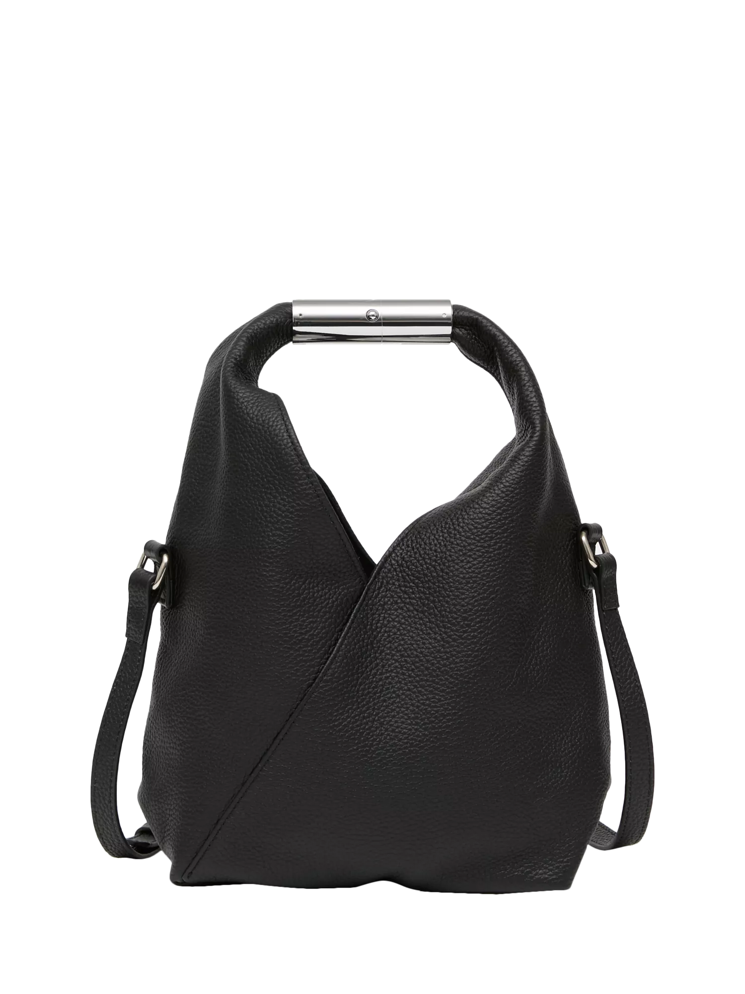 MM6 Maison Margiela Small Japanese Leather Crossbody Bag, Black