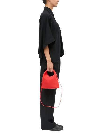 MM6 Maison Margiela Japanese Mesh Crossbody Bag, Papaya - view 2, Orange