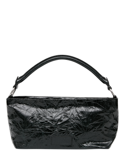 MM6 Maison Margiela Numeric Leather Shoulder Bag, Black, Black