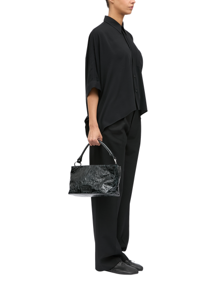 MM6 Maison Margiela Numeric Leather Shoulder Bag, Black - view 2, Black