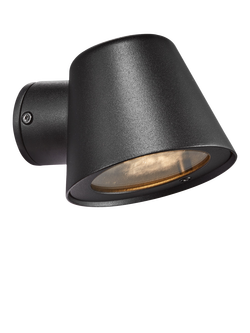 Nordlux Aleria Outdoor Wall Light, Black, Black