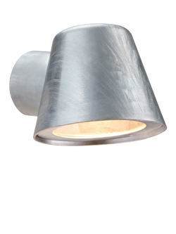Nordlux Aleria Outdoor Wall Light, Galvanised, Galvanised