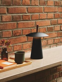Nordlux Ara To-Go Portable Rechargeable Outdoor Table Lamp, Black - view 2, Black