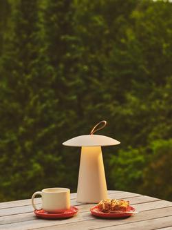 Nordlux Ara To-Go Portable Rechargeable Outdoor Table Lamp, Sand - view 2, Sand