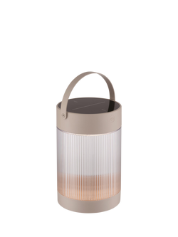 Nordlux Coupar To-Go Portable Solar Powered Outdoor Lantern, Beige