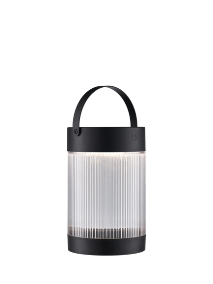 Nordlux Coupar To-Go Portable Solar Powered Outdoor Lantern, Black