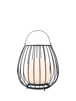 Nordlux Jim To-Go Portable Rechargeable Outdoor Lantern, Black, Black