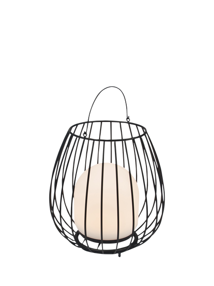 Nordlux Jim To-Go Portable Rechargeable Outdoor Lantern, Black - view 2, Black