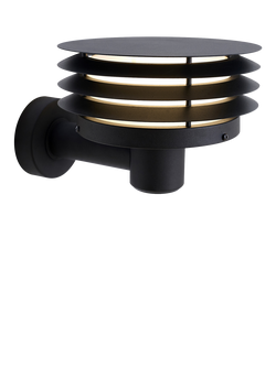 Nordlux Cirella Outdoor Wall Light, Black, Black