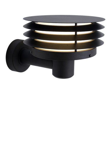 Nordlux Cirella Outdoor Wall Light, Black, Black