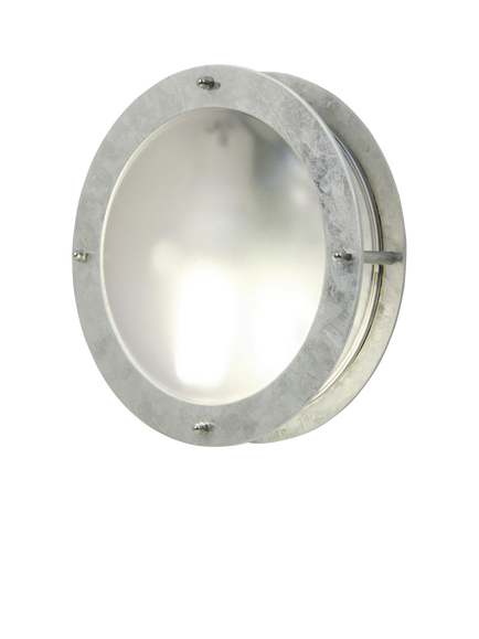 Nordlux Malte Galvanised Steel Round Outdoor Wall Light - view 2, 
