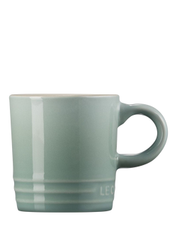 Le Creuset Stoneware Espresso Mug, 100ml - view 2, Sage