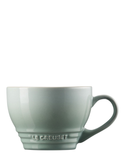 Le Creuset Stoneware Grand Mug, 400ml, Sage - view 2, Sage