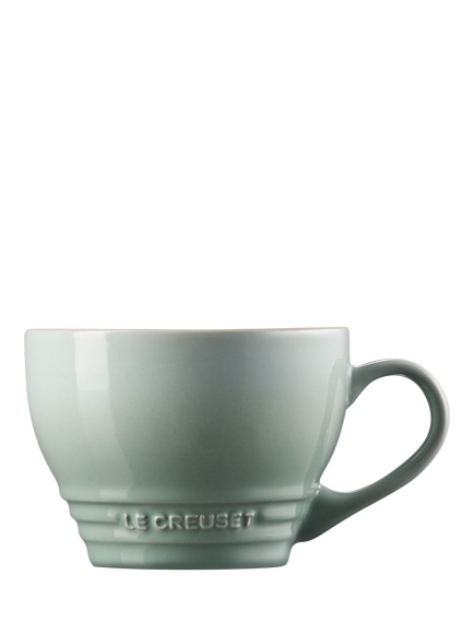Le Creuset Stoneware Grand Mug, 400ml - view 2, Sage