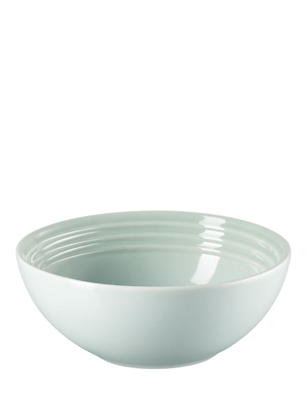 Le Creuset Stoneware Cereal Bowl, 16cm - view 2, Sage