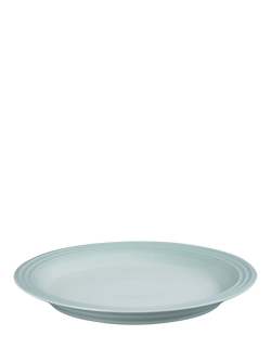 Le Creuset Stoneware Dinner Plate, 27cm - view 2, Sage