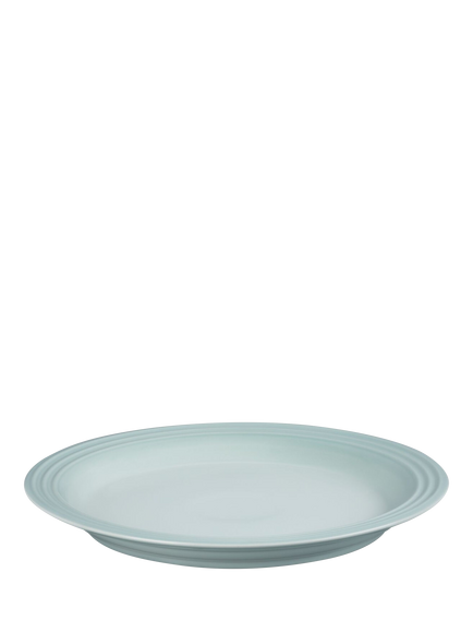 Le Creuset Stoneware Dinner Plate, 27cm - view 2, Sage